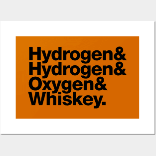 Whiskey Chemistry Posters and Art